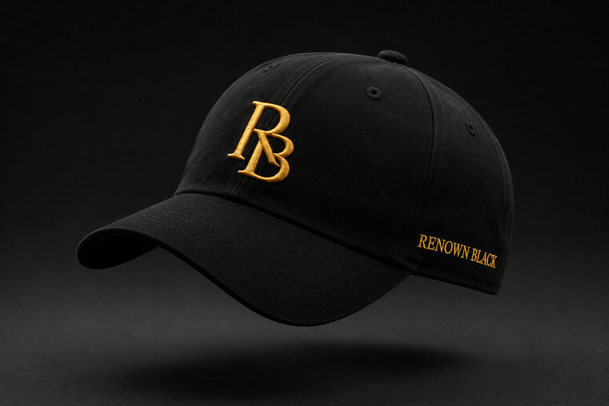 RB Heritage Cap – Renown Black Signature Edition